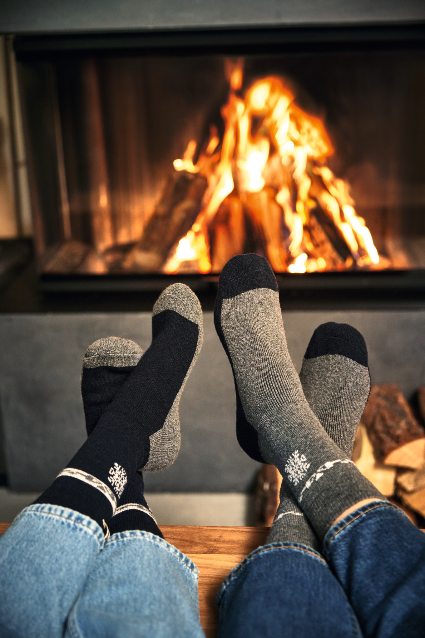 Lot de 2 paires de chaussettes "NOËL STIHL"